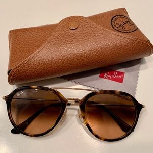 Raybans RB4253 Tortoiseshell Glasses.